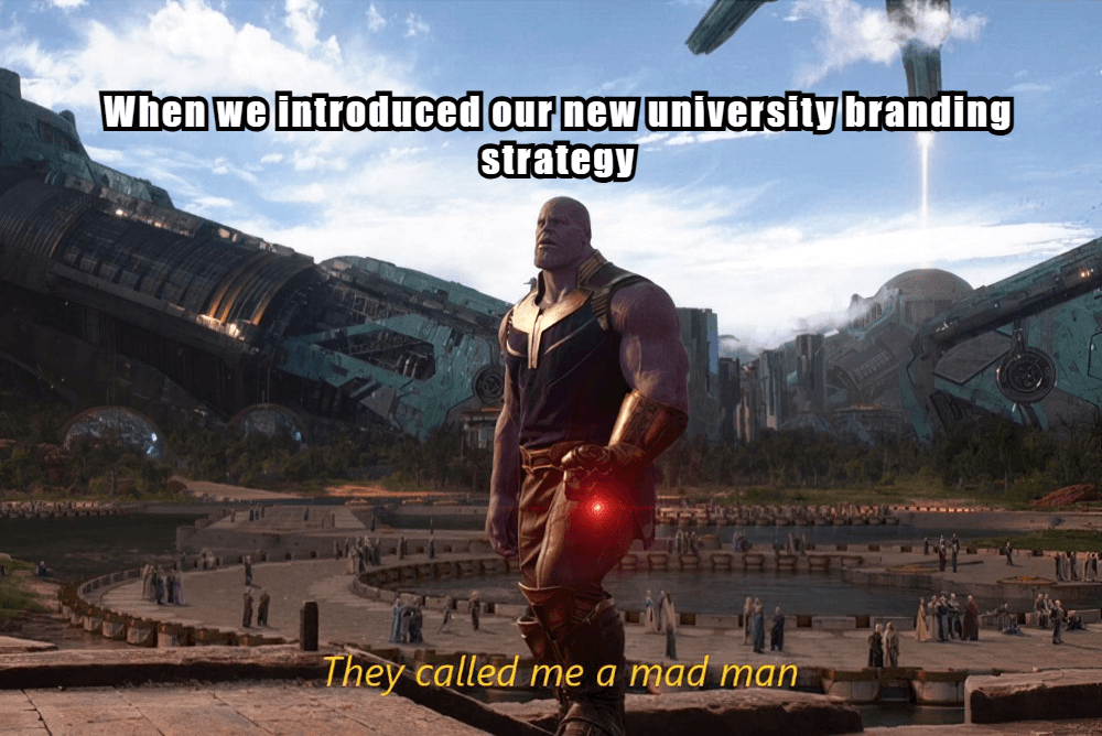 university branding strategy meme 1